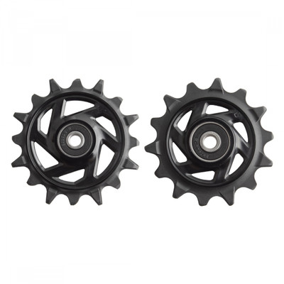 DER PART SRAM PULLEY KIT XO EAGLE AXS 14/16T BK w/HDWR T-TYPE DER PART SRAM PULLEY KIT XO EAGLE AXS 14/16T BK w/HDWR T-TYPE