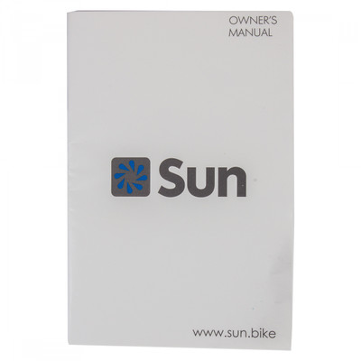 MANUAL REP SUN BICYCLE OWNERS MANUAL V.4.2014 MANUAL REP SUN BICYCLE OWNERS MANUAL V.4.2014