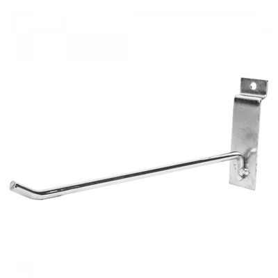 DISPLAY SLATWALL SUNLT HOOK 8inx1/4 CP DISPLAY SLATWALL SUNLT HOOK 8inx1/4 CP