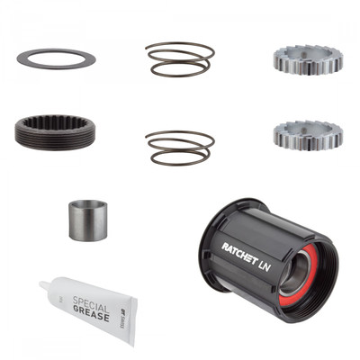 HUB CASS BODY DT RATCHET LN SHI 11s ROAD ALY STAR RATCHET 18T CONVERSION KIT (L) HUB CASS BODY DT RATCHET LN SHI 11s ROAD ALY STAR RATCHET 18T CONVERSION KIT (L)