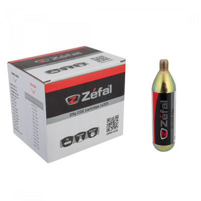 PUMP ZEFAL Co2 CART 25g THRD BXof20 PUMP ZEFAL Co2 CART 25g THRD BXof20