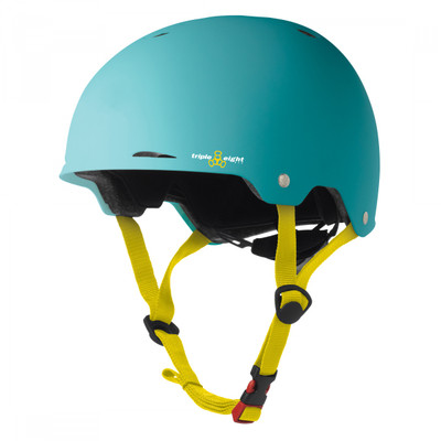 HELMET TRIPLE8 GOTHAM DUAL CERT SM-MD TEAL w/CONEHEAD EPS HELMET TRIPLE8 GOTHAM DUAL CERT SM-MD TEAL w/CONEHEAD EPS