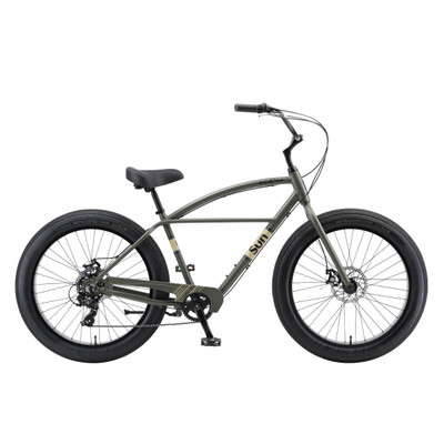 BIKE SUN BAJA CRUZ ALY M18.5 7S ALY/SS OLIVE BIKE SUN BAJA CRUZ ALY M18.5 7S ALY/SS OLIVE
