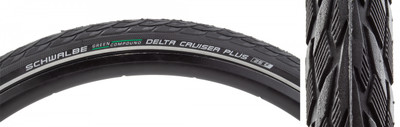 TIRE SWB DELTA CRUISER PLUS 700x35 ACTIVE TWIN GN-GUARD BK/BK/REF GN-COMPOUND E25 WIRE TIRE SWB DELTA CRUISER PLUS 700x35 ACTIVE TWIN GN-GUARD BK/BK/REF GN-COMPOUND E25 WIRE
