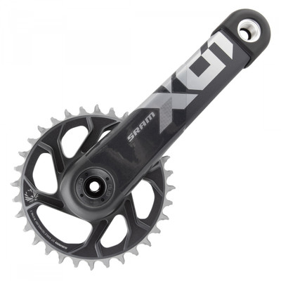 CRANKSET SRAM X01 EAGLE 175x32 DM DUB XSYNC2 w/oCUPS LB-BK CRANKSET SRAM X01 EAGLE 175x32 DM DUB XSYNC2 w/oCUPS LB-BK