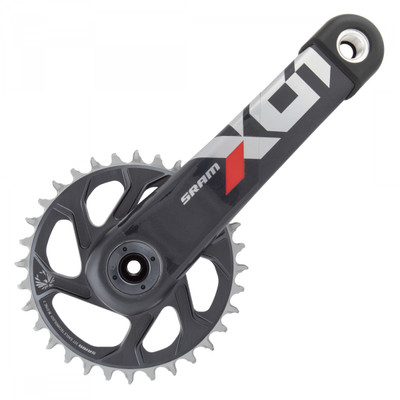 CRANKSET SRAM X01 EAGLE 175x32 DM DUB XSYNC2 w/oCUPS LN-RD CRANKSET SRAM X01 EAGLE 175x32 DM DUB XSYNC2 w/oCUPS LN-RD