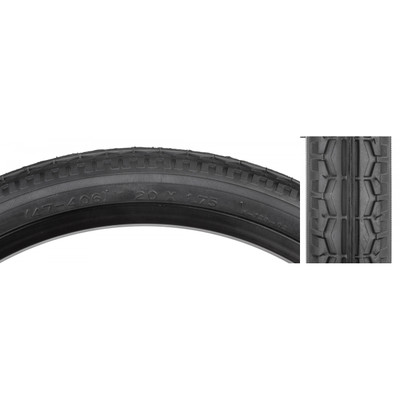 TIRE SUNLT 20x1.75 BK/BK STREET K123 WIRE TIRE SUNLT 20x1.75 BK/BK STREET K123 WIRE