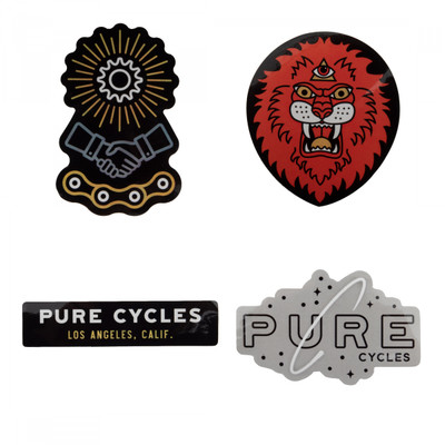 DECAL PURE ASSORTMENT #1 PACKof4 DECAL PURE ASSORTMENT #1 PACKof4