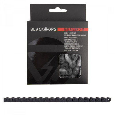 CHAIN BK-OPS 1/2x1/8 HALF LINK 1.0 1s BK 102L CHAIN BK-OPS 1/2x1/8 HALF LINK 1.0 1s BK 102L