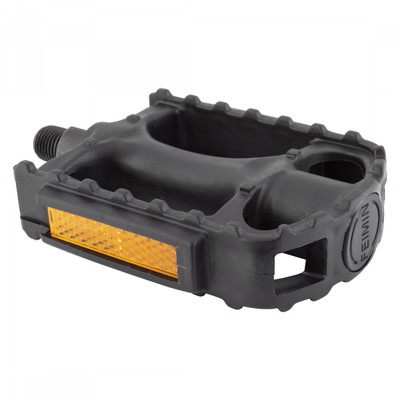 PEDALS SUNLT MTB PLASTIC 1/2in BLK PEDALS SUNLT MTB PLASTIC 1/2in BLK