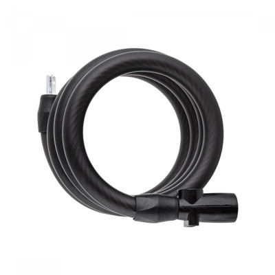 LOCK SUNLT QUICK-LOCK CBL 12mmx5f KEY COIL BK LOCK SUNLT QUICK-LOCK CBL 12mmx5f KEY COIL BK