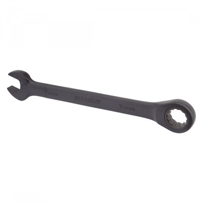 TOOL PEDAL WRENCH AFFINITY SLIM COMBO 15mm-BOX/OPEN-END LONG BK TOOL PEDAL WRENCH AFFINITY SLIM COMBO 15mm-BOX/OPEN-END LONG BK