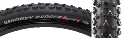 TIRE KEN HONEY BADGER SPORT 26x2.2 BK/BK DTC/60 WIRE 50psi TIRE KEN HONEY BADGER SPORT 26x2.2 BK/BK DTC/60 WIRE 50psi