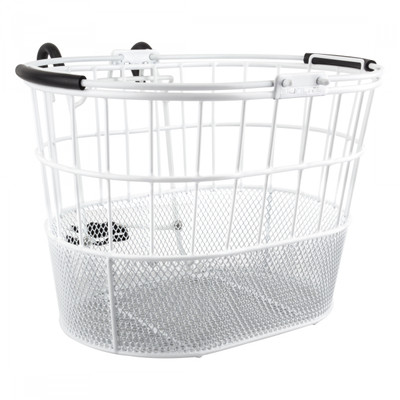BASKET SUNLT FT WIRE/MESH OVAL L/O STD WH w/BRACKET BASKET SUNLT FT WIRE/MESH OVAL L/O STD WH w/BRACKET