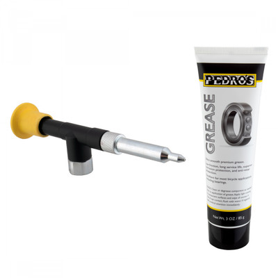 LUBE PEDROS GREASE GUN COMBO w/3oz GREASE TUBE LUBE PEDROS GREASE GUN COMBO w/3oz GREASE TUBE