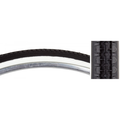 TIRE SUNLT 26x1-3/8 BK/WH STREET K103 WIRE TIRE SUNLT 26x1-3/8 BK/WH STREET K103 WIRE