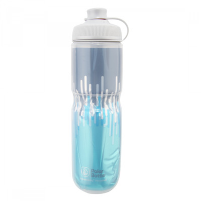 BOTTLE POLAR BREAKAWAY MUCK INSULATED 24oz ZIPPER SLATE-BU/TURQ BOTTLE POLAR BREAKAWAY MUCK INSULATED 24oz ZIPPER SLATE-BU/TURQ