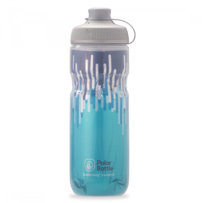 BOTTLE POLAR BREAKAWAY MUCK INSULATED 20oz ZIPPER SLATE-BU/TURQ BOTTLE POLAR BREAKAWAY MUCK INSULATED 20oz ZIPPER SLATE-BU/TURQ