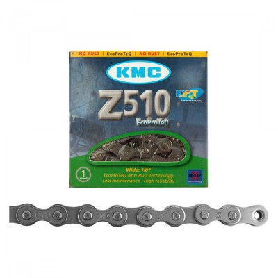 CHAIN KMC Z1 WIDE EPT 1/2x1/8 1s SL 112L CHAIN KMC Z1 WIDE EPT 1/2x1/8 1s SL 112L