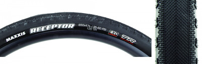 TIRE MAX RECEPTOR 650Bx47 BK FOLD/120 EXO/TR TIRE MAX RECEPTOR 650Bx47 BK FOLD/120 EXO/TR