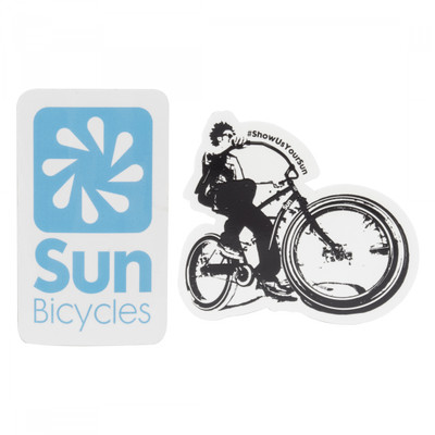 DECAL SUN BICYCLES ASSORTMENT PACKof2 DECAL SUN BICYCLES ASSORTMENT PACKof2