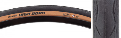 TIRE MAX HIGH ROAD 700x25 BK/TAN FOLD/170 HYPR/ZK TIRE MAX HIGH ROAD 700x25 BK/TAN FOLD/170 HYPR/ZK