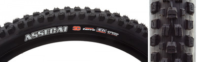 TIRE MAX ASSEGAI 27.5x2.6 BK FOLD/120 3CT/EXO/TR/WT TIRE MAX ASSEGAI 27.5x2.6 BK FOLD/120 3CT/EXO/TR/WT
