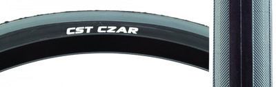 TIRE CSTP CZAR 700x25 BK/GY 120lb/FOLD TIRE CSTP CZAR 700x25 BK/GY 120lb/FOLD