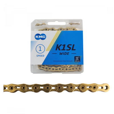 CHAIN KMC 1/2x1/8 K1SL 1s GD 100L CHAIN KMC 1/2x1/8 K1SL 1s GD 100L