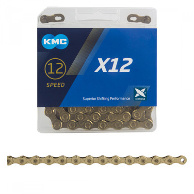 CHAIN KMC X12 12s Ti-N GD 126L CHAIN KMC X12 12s Ti-N GD 126L