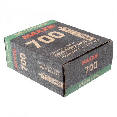 TUBE MAX 700x23-32 PV 80mm WELTERWEIGHT RD REMOVABLE-CORE TUBE MAX 700x23-32 PV 80mm WELTERWEIGHT RD REMOVABLE-CORE