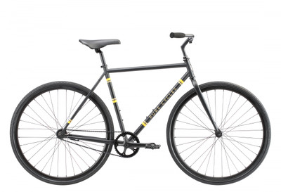 BIKE PURE COASTER FLATBACK 700xM58/LG 1s BK/YL (L) BIKE PURE COASTER FLATBACK 700xM58/LG 1s BK/YL (L)