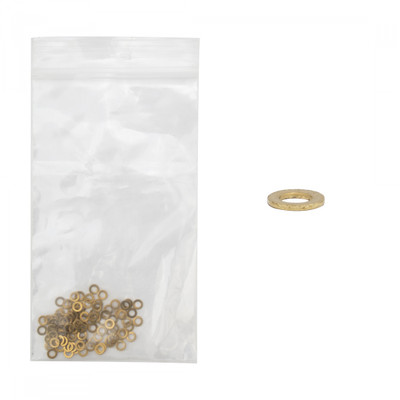SPOKE HEAD WASHER BRASS DT 13G BGof100 SPOKE HEAD WASHER BRASS DT 13G BGof100