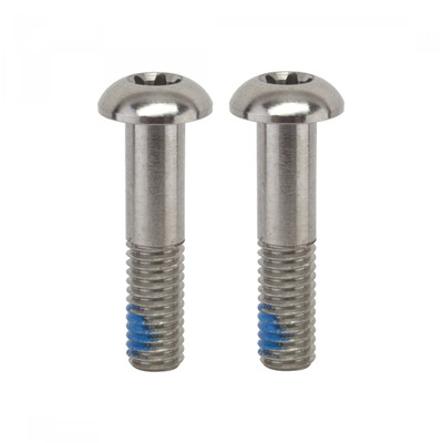 BRAKE PART SRAM DISC ADPTR SCREWS ONLY 22mm T25 SS PAIR f/FLAT MOUNT CALIPER BRAKE PART SRAM DISC ADPTR SCREWS ONLY 22mm T25 SS PAIR f/FLAT MOUNT CALIPER