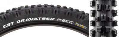 TIRE CSTP GRAVATEER 29x2.5 BK/BK FOLD 3C/TLR/DH TIRE CSTP GRAVATEER 29x2.5 BK/BK FOLD 3C/TLR/DH