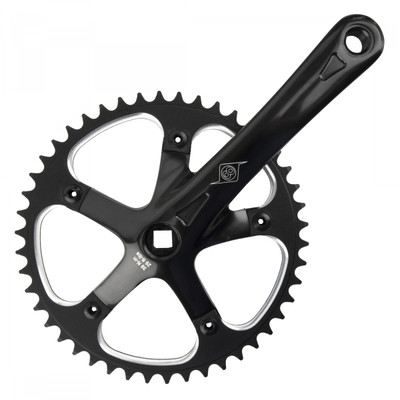CRANKSET OR8 P/P TRACK 170x46 3/32 SQ BK/BK CRANKSET OR8 P/P TRACK 170x46 3/32 SQ BK/BK