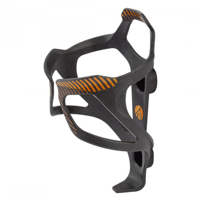 BOTTLE CAGE OR8 CARBON COMPOSITE KLUTCH BK/OR BOTTLE CAGE OR8 CARBON COMPOSITE KLUTCH BK/OR
