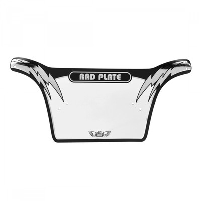 NUMBER PLATE SE BIKES RAD BK/SL NUMBER PLATE SE BIKES RAD BK/SL