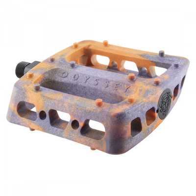 PEDALS ODY MX TWISTED PRO PC 9/16 MIDNIGHT-PU/OR-SWIRL PEDALS ODY MX TWISTED PRO PC 9/16 MIDNIGHT-PU/OR-SWIRL