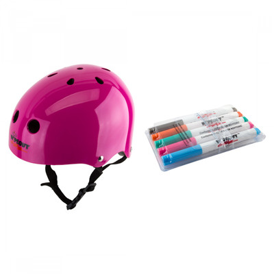 HELMET TRIPLE8 WIPEOUT SKATE/BIKE YOUTH-MD N-PK HELMET TRIPLE8 WIPEOUT SKATE/BIKE YOUTH-MD N-PK
