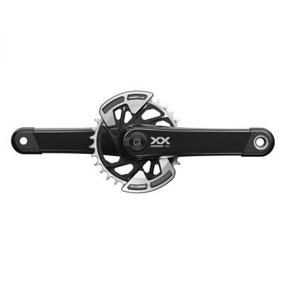 CRANKSET SRAM XX EAGLE POWERMETER SPINDLE 170x32 Q174 CL55 DUB 2-GUARDS NoBB BK T-TYPE CRANKSET SRAM XX EAGLE POWERMETER SPINDLE 170x32 Q174 CL55 DUB 2-GUARDS NoBB BK T-TYPE
