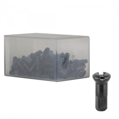 SPOKE NIPPLE DT BRASS 2.0x12mm PROHEAD BK BXof100 SPOKE NIPPLE DT BRASS 2.0x12mm PROHEAD BK BXof100