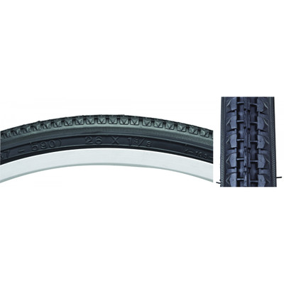 TIRE SUNLT 26x1-3/8 BK/BK STREET K103 WIRE TIRE SUNLT 26x1-3/8 BK/BK STREET K103 WIRE