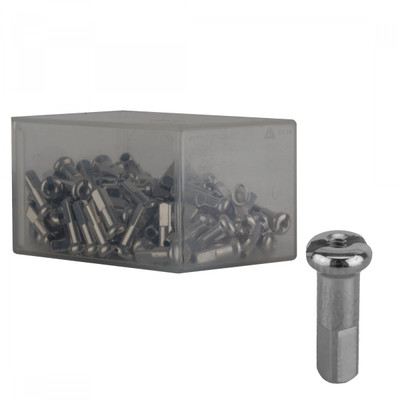 SPOKE NIPPLE DT BRASS 2.0x14mm SL BXof100 SPOKE NIPPLE DT BRASS 2.0x14mm SL BXof100