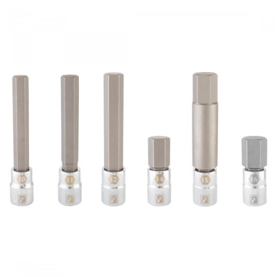TOOL TORQUE WRENCH PEDROS HEX BIT SET LARGE 6pc TOOL TORQUE WRENCH PEDROS HEX BIT SET LARGE 6pc