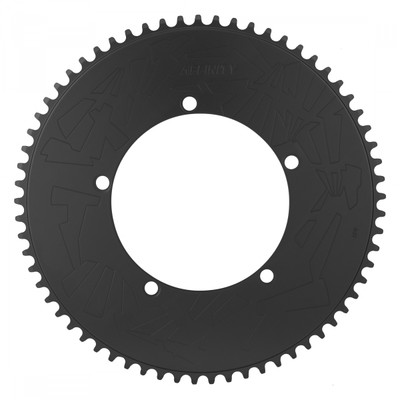 CHAINRING AFFINITY PRO 144mm 65T ALY HARD-ANO BK CHAINRING AFFINITY PRO 144mm 65T ALY HARD-ANO BK