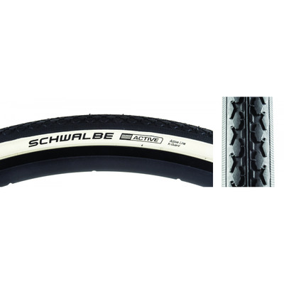 TIRE SWB CLASSIC HS159 27x1-1/4 ACTIVE TWIN K-GUARD BK/WH SBC WIRE TIRE SWB CLASSIC HS159 27x1-1/4 ACTIVE TWIN K-GUARD BK/WH SBC WIRE