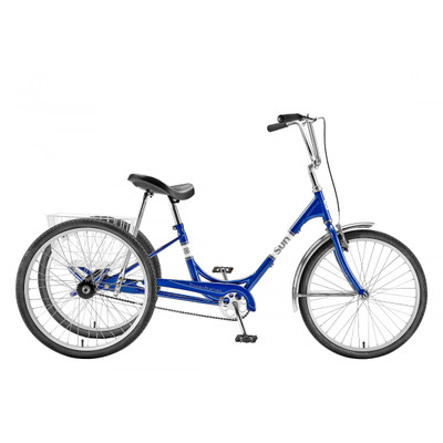 TRIKE SUN ADULT P-BU 24 ALY WHL***W/WHITE BASKET*** (F) TRIKE SUN ADULT P-BU 24 ALY WHL***W/WHITE BASKET*** (F)