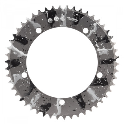 CHAINRING OR8 SPLAT TRK 144mm 50T ALY 1/8 SL-ANO w/BK/WH CHAINRING OR8 SPLAT TRK 144mm 50T ALY 1/8 SL-ANO w/BK/WH