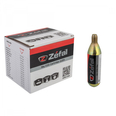 PUMP ZEFAL Co2 CART 16g THRD BXof20 PUMP ZEFAL Co2 CART 16g THRD BXof20